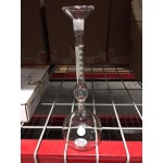 Flask, Le Chatelier with Glass Stopper for Specific Gravity, 250 mL Body, Neck Graduated 18 - 24 &times; 0.1 mL, Lid 2" OD &times; 3.5" OD Base